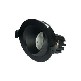 DM202651  Bonia 15 Powered by Philips 15W 1350lm 3000K 24° Engine, 350mA,Black/Black,Fixed  Recessed Spotlight,IP20.